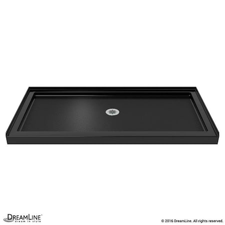 Dreamline DreamLine DLT-1132540-88 32 x 54 in. SlimLine Single Threshold Shower Base - Black DLT-1132540-88